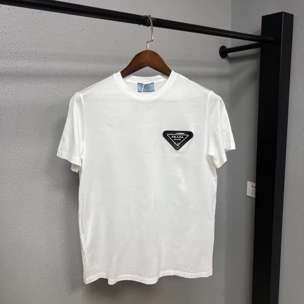 🚩steal authentic Prada White Men's T-Shirt